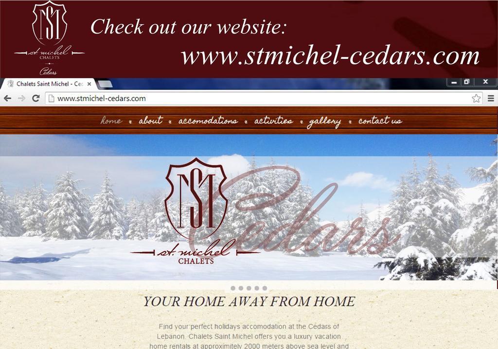 Saint Michel Chalets Al Arz Exterior photo